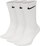 Çorape Nike Everyday Lightweight Crew SX7676, 3 palë, sportive, të bardha