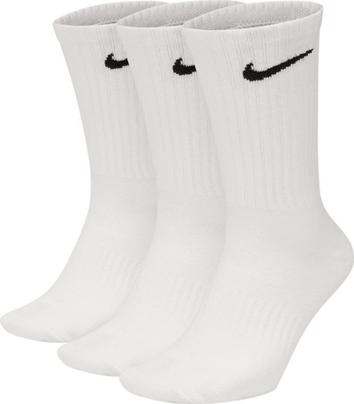 Çorape Nike Everyday Lightweight Crew SX7676, 3 palë, sportive, të bardha