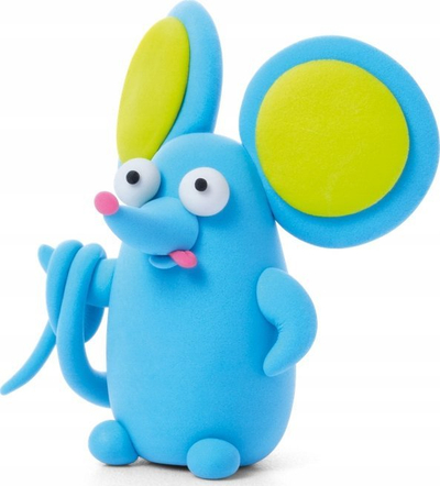 Set plasteline Hey Clay Fluffy Animals TM Toys, me aksesorë, shumëngjyrësh