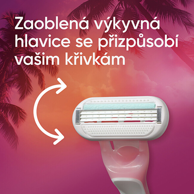 Brisk rroje Gillette Venus Smooth Miami, 3 copë