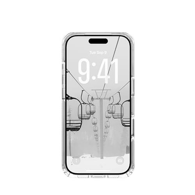 Mbështjellës telefoni Urban Armor Gear Plyo, 6.3", MagSafe, transparent e bardhë