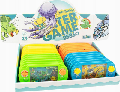 Lojë uji dore Icom Polska Water Game, si konsolë e vogël, për kalamaj 3+, shumëngjyrëshe