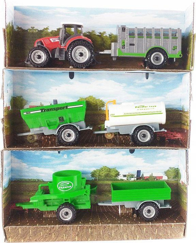 Set traktor dhe makineri bujqësore për fëmijë Adar 522114, shumëngjyrësh