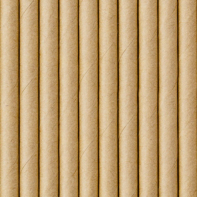 Tuba letre kraft Neutral, 19.5cm, set 10 copë, ngjyrë natyrale