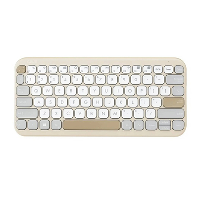 Tastierë ASUS Marshmallow KW100, Bluetooth, wireless, bezhë