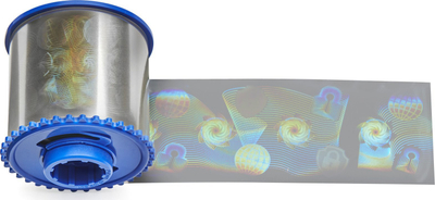 Film laminues Zebra i Series Top Safe, holografik, 1 mil, 625 kartela