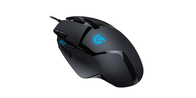Mouse gaming Logitech G402 Hyperion Fury, me kabllo, USB, i zi