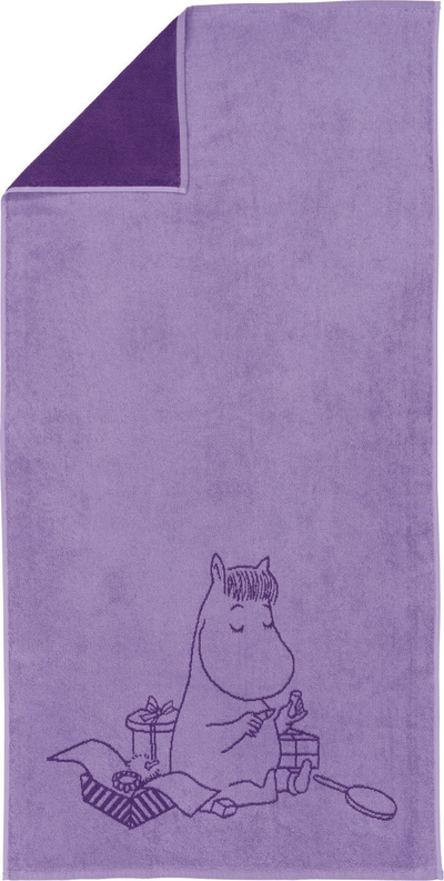 Peshqir banjoje Moomin Snorkmaiden, 70x140cm, pambuk organik, lejla