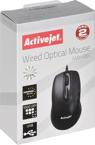 Mi kompjuteri Activejet AMY-083, optik 1000 DPI, USB, i zi