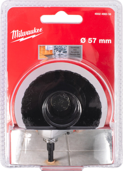 Frezë diamant për pllaka Milwaukee M14 4932498358, 57 mm