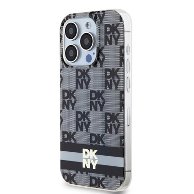 Mbulesë telefoni DKNY DKHMP15XHCPTSK, për iPhone 15 Pro Max 6.7", MagSafe, gri e zezë