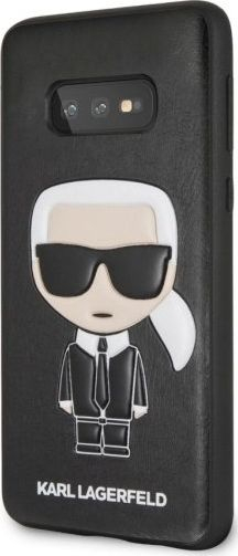 Kapak telefoni Karl Lagerfeld Iconic Full Body për Samsung S10 Lite, silikoni, i zi