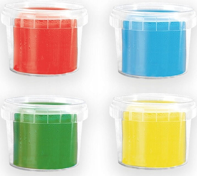 Set plasteline SES Creative Feel Good Dough Pure 00511, vegane, 4x90g, me ngjyra të ndryshme