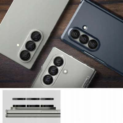 Mbulesë kamere Spigen Optik Pro HD Glas.tr Ez Fit, 2 copë, për Galaxy Z Fold 7, e zezë