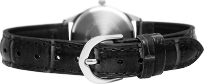 Orë dore Casio LTP-V005L-1AUDF, kuarc, rezistente ndaj ujit, e zezë