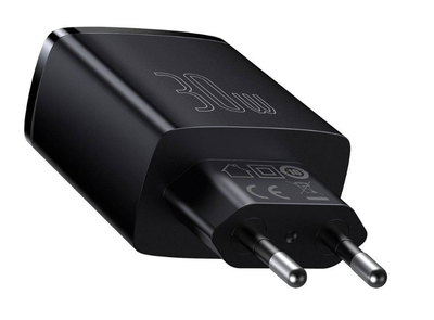 Karikues rrjeti Baseus CCXJ-E01, 30W, 2x USB-A 1x USB-C, i zi