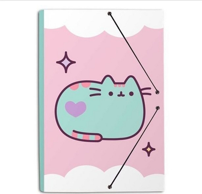 Dosje dokumentesh Pusheen, 24 x 34 cm, rozë