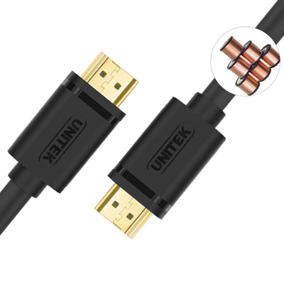 Kabllo Unitek HDMI (Y-C138), 2 m, e zezë
