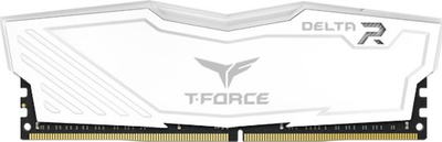 Меморија RAM за десктоп Team T-Force Delta RGB, 32GB DDR4 3200MHz, комплет 2x16GB, бела