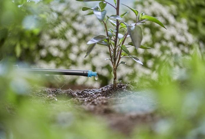 Пики за наводнување Gardena Micro-Drip Endline, 2 L/час, сет 25 парчиња, сина