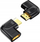 Adapter HDMI Unitek A1047ABK03, vertikal 90° dhe 270°, 8K 60Hz 4K 120Hz, i zi