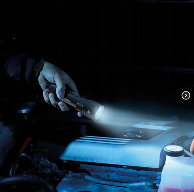 Elektrik dore Tiross TS-1908, LED profesionist, 2600mAh, i zi