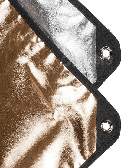 Panel reflektor Aurora 2in1, 100x180cm, argjendtë dhe i artë