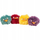 Loje për mace Trixie Rattle Ball Plush, top pelushi 6 cm, me zile, me shumë ngjyra