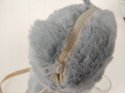 Çantë pellushi për kalamaj Adar Plush Handbag Owl, me formë bufthi, shumë e butë