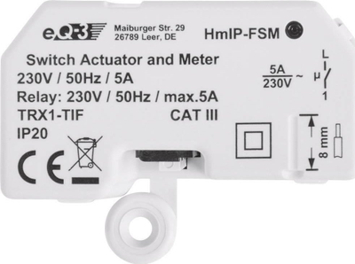 Aktuator matës ndërrimi HomeMatic IP, i fshehur, 1150W, 230V