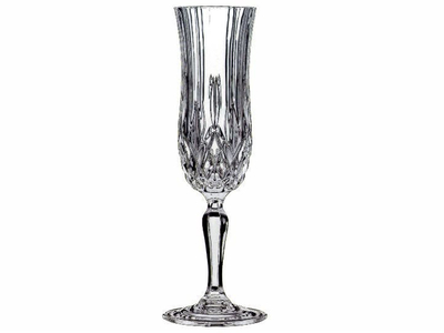 Set gotash shampanje Cristal de Paris Opera, 13 cl, kristal i kthjellët, 6 copë