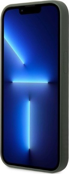 Kapak telefoni Guess GUHMP13MSBPLA, për iPhone 13 6.1", silikon, MagSafe, jeshile khaki
