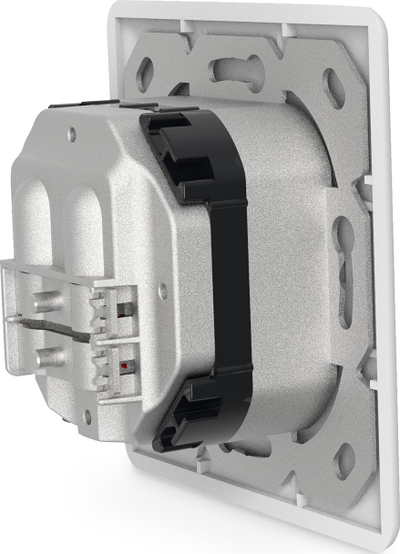 Prizë rrjeti Digitus ZUB, CAT 6A Class EA, 2 porta RJ45, e bardhë