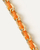 Byzylyk PDPAOLA ROPES PU01-686-U, 18cm, i artë/portokalli