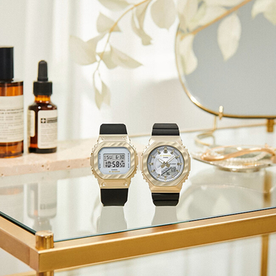 Orë dore për femra Casio G-Shock Classic GM-S2100BC-1AER (619), e zezë/artë