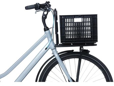 Shportë biçiklete Basil Crate, 30L, 45.25 x 35 x 25 cm, e zezë