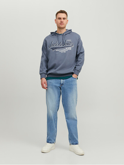 Duks Jack&Jones PLUS JJEBASIC Regular Fit, i kaltër