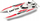 Anije lodër me telekomandë Jamara Capter Speedboat Junior, 32 cm, 2.4GHz, e bardhë e kuqe