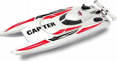 Anije lodër me telekomandë Jamara Capter Speedboat Junior, 32 cm, 2.4GHz, e bardhë e kuqe