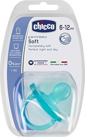 Biberon Chicco Physio Soft (271221), 6 m+, i kaltër