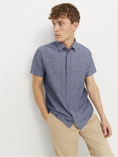 Këmishë për meshkuj Jack&Jones JJESUMMER, e kaltër