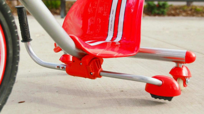Tricikel për kalamaj Razor Flash Rider 360, 3 rrota, kthese 360°, i kuq