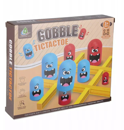 Pako festash Shën Nikolla për fëmijë 5+, lojë logjike Tic Tac Toe