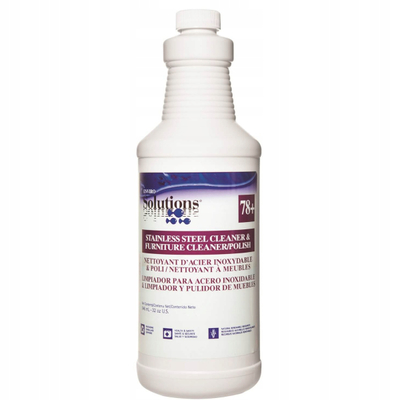 Течност за чистење Enviro Solutions 78+, за не'рѓосувачки челик и мебел, 1L, бела