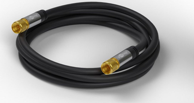 Kabllo antene Wentronic Goobay 70678, 10 m, 135 dB, e zezë