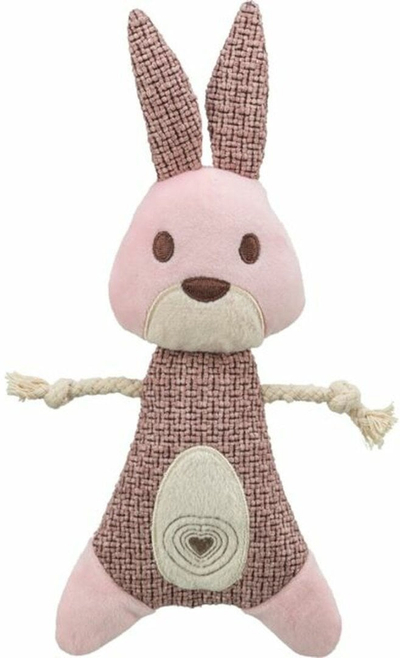 Lodër për qen Trixie lepur pelushi, 24 cm, gri