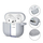 Kapak silikoni Tech-Protect për Apple AirPods 4, me karabinë, gri