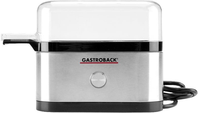 Варелка за јајца Гастробек Мини 3Јајца 42800, 350W, 3 јајца, црн инокс
