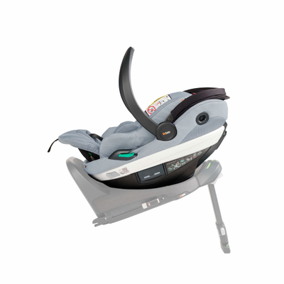 Ulëse auto për fëmijë BeSafe Go Beyond, i-Size 40-87cm, sistem 5 pika, gri Peak Mesh