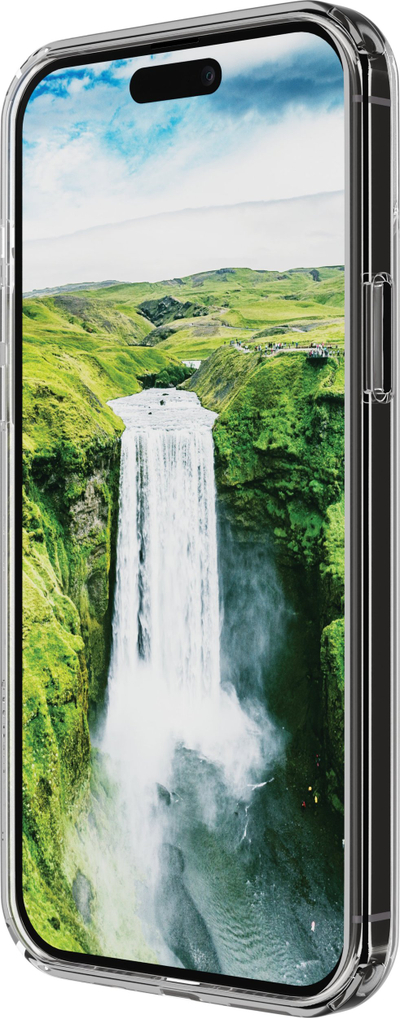 Kopertinë Dbramante1928 Iceland Ultra D3O për iPhone 15, kundra goditjeve, transparente